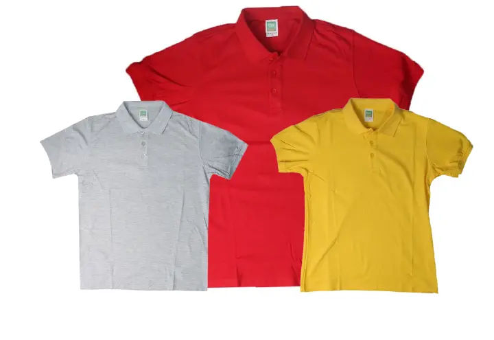 3 Pieces Men's Polo T-shirt Fashion Plain Shirt 2024 Casual Short Sleeve Cotton Red Shirts For Causal Events For Both Men And Women