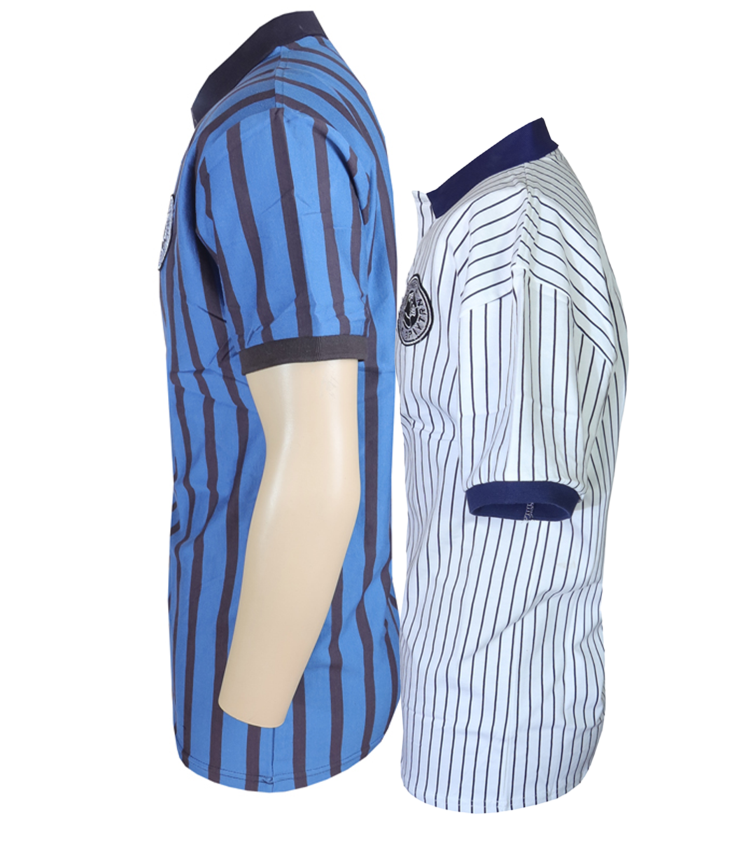 2 In 1 Men Shirt Men Polo T-shirt – Timeless & Stylish!Upgrade Your Wardrobe With This Elegant Navy Blue And White Striped Men Top! Perfect For Casual Outings, Office Wear, Or Weekends