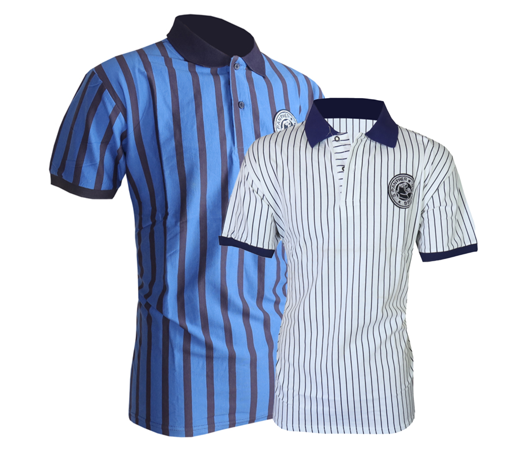 2 In 1 Men Shirt Men Polo T-shirt – Timeless & Stylish!Upgrade Your Wardrobe With This Elegant Navy Blue And White Striped Men Top! Perfect For Casual Outings, Office Wear, Or Weekends