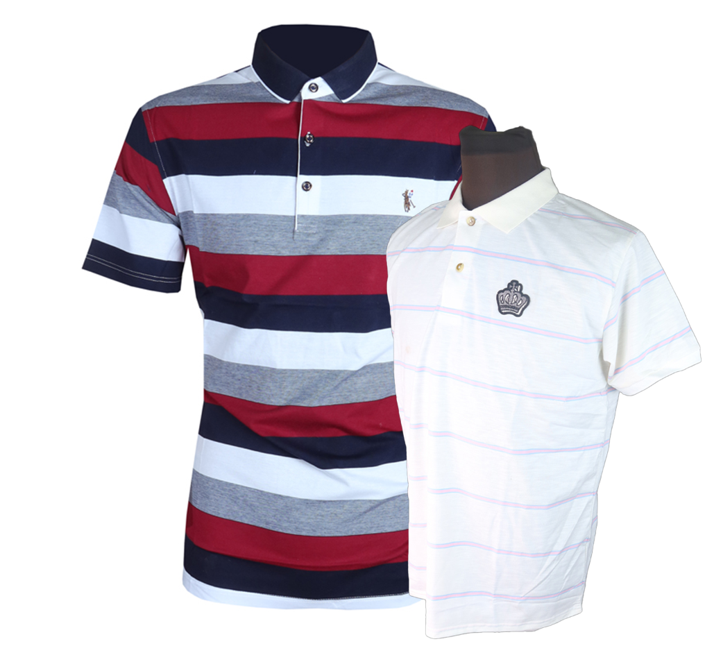 2 In 1 Men Shirt Crown Embroidered Men Polo Shirt Is A Stylish Blend Of Elegance And Simplicity, Perfect For Casual Or Semi-Formal Wear Men Top
