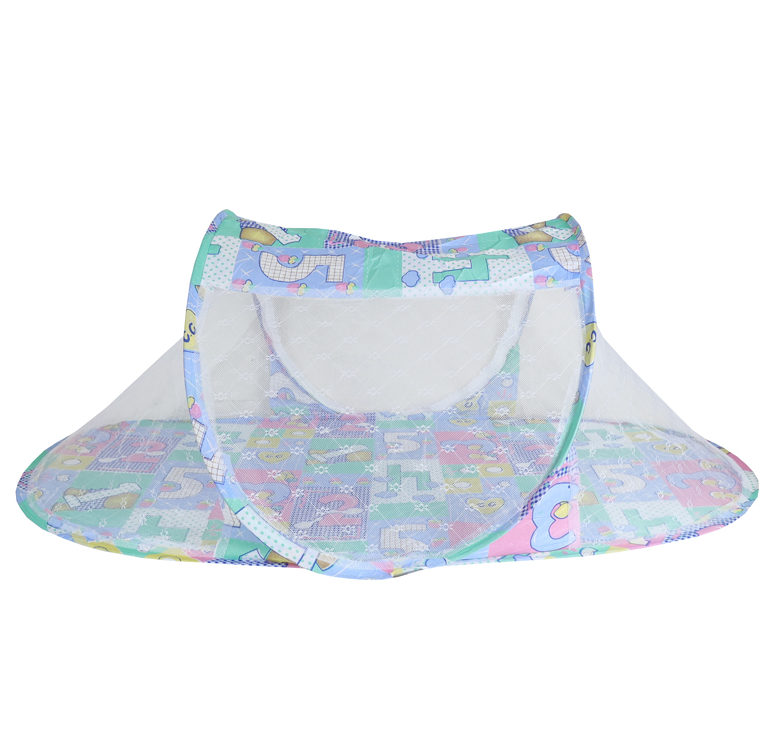 Good Night Baby Sleeping Bed/Crib with Folded Mosquito Net for Comfort and Safety- Fashion Portable Foldable Baby Sleeping Nest Cot Mosquito Net
