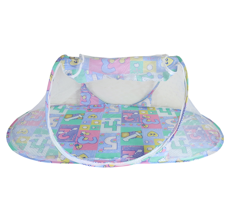 Good Night Baby Sleeping Bed/Crib with Folded Mosquito Net for Comfort and Safety- Fashion Portable Foldable Baby Sleeping Nest Cot Mosquito Net