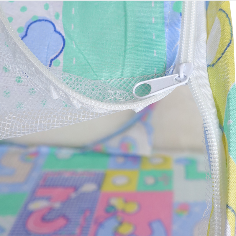 Good Night Baby Sleeping Bed/Crib with Folded Mosquito Net for Comfort and Safety- Fashion Portable Foldable Baby Sleeping Nest Cot Mosquito Net