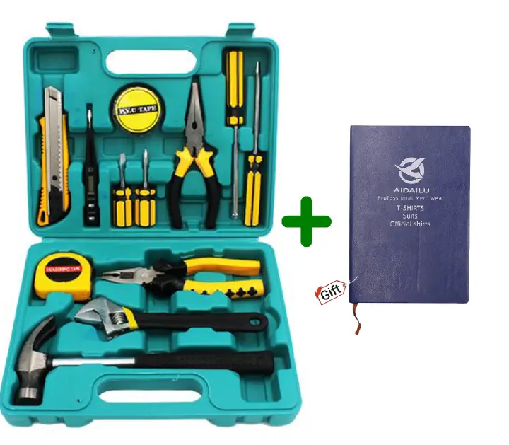 13 In 1 Piece Tool Kit Home Repair Hand Tools Set With Wrench Set Sortable Tool  Kit Household Hand Tools Box General Repair Screwdriver Pliers Hammer Plastic Combination