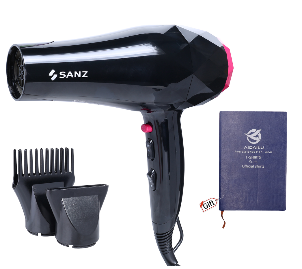 Achieve Salon-Quality Results With The SANZ 9010 Professional Hair Dryer Electric High-Power Salon Hair Blow Dry Does Not Hurt The Hair With Hot And Cold Air, A Must-have For Your Hair Care Ro