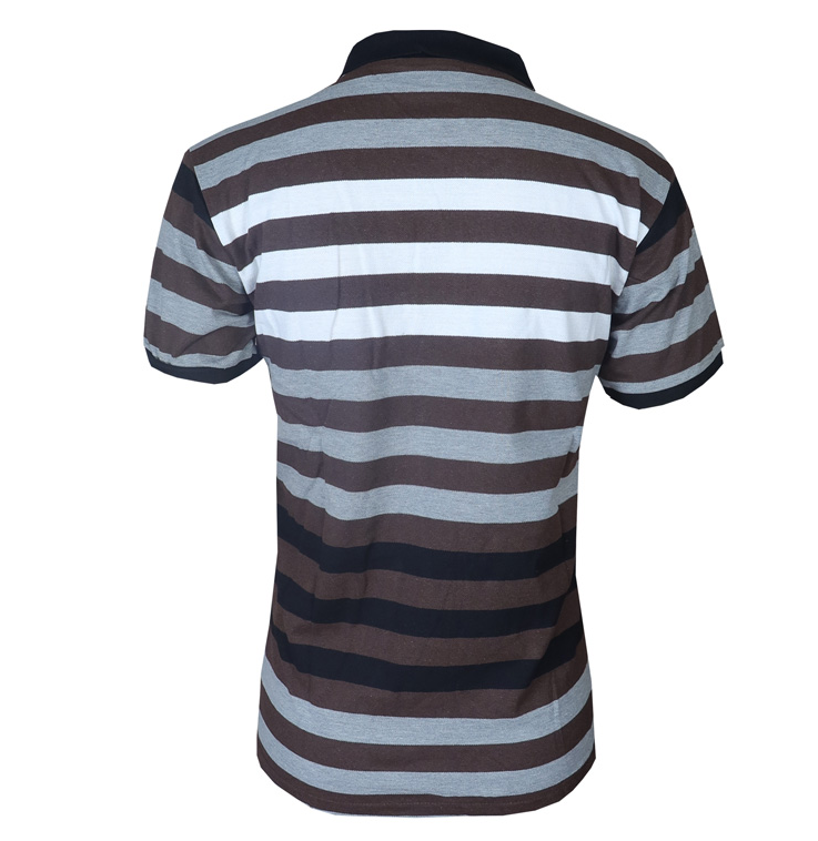 Men Shirt Wear Men Polo T-shirts. Upgrade Your Casual Wardrobe With Our Premium Men’s Striped Polo T-Shirts, Crafted From A High-Quality Blend Of Polyester And Cotton