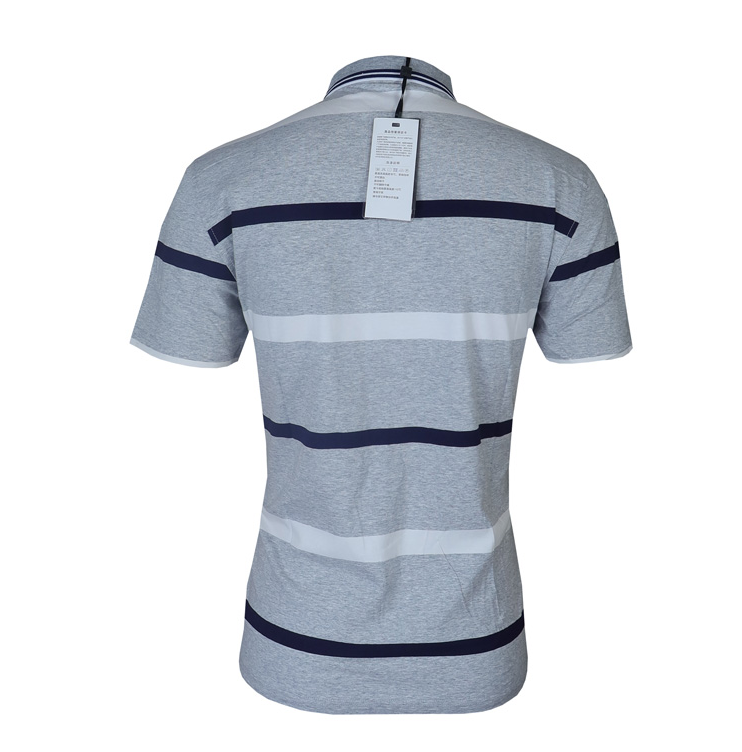 Men Shirt Stripe Polo T-shirts Casual Fashion Men Tops Fashion Plaid Shirt 2024 Casual Short Sleeve Cotton Shirts Tops for Man Summer Clothing Embroidery Casual Tops White Striped