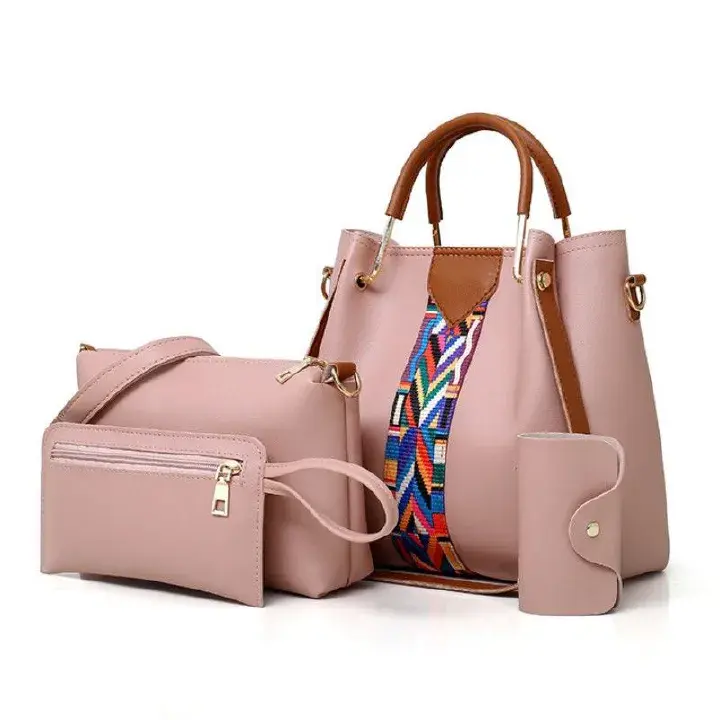 4 Sets/PCS Bags Handbags For Ladies. Women Bags, Lady Bags, Purse, Clutch, Shoulder Bags, Lady Purse Wallet. Fashion multi-piece women's bag handbags, shoulder crossbody bag. Waterproof Bags.