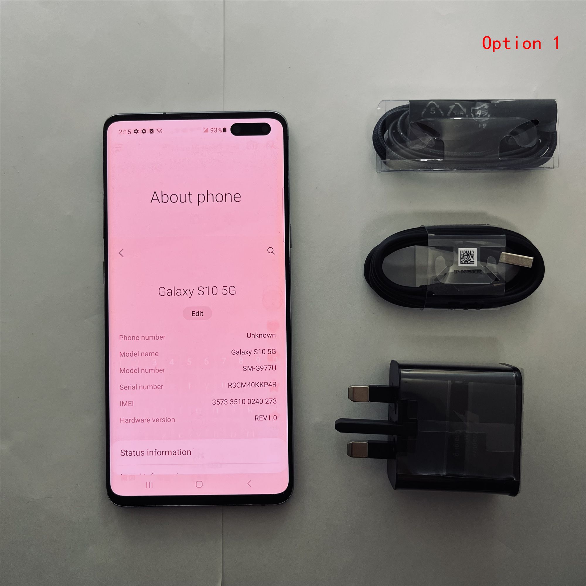 Refurbished Original Samsung Galaxy S10 5G Unlocked Smartphone 8GB+256GB Cellphone 6.7 inch 16MP+10MP