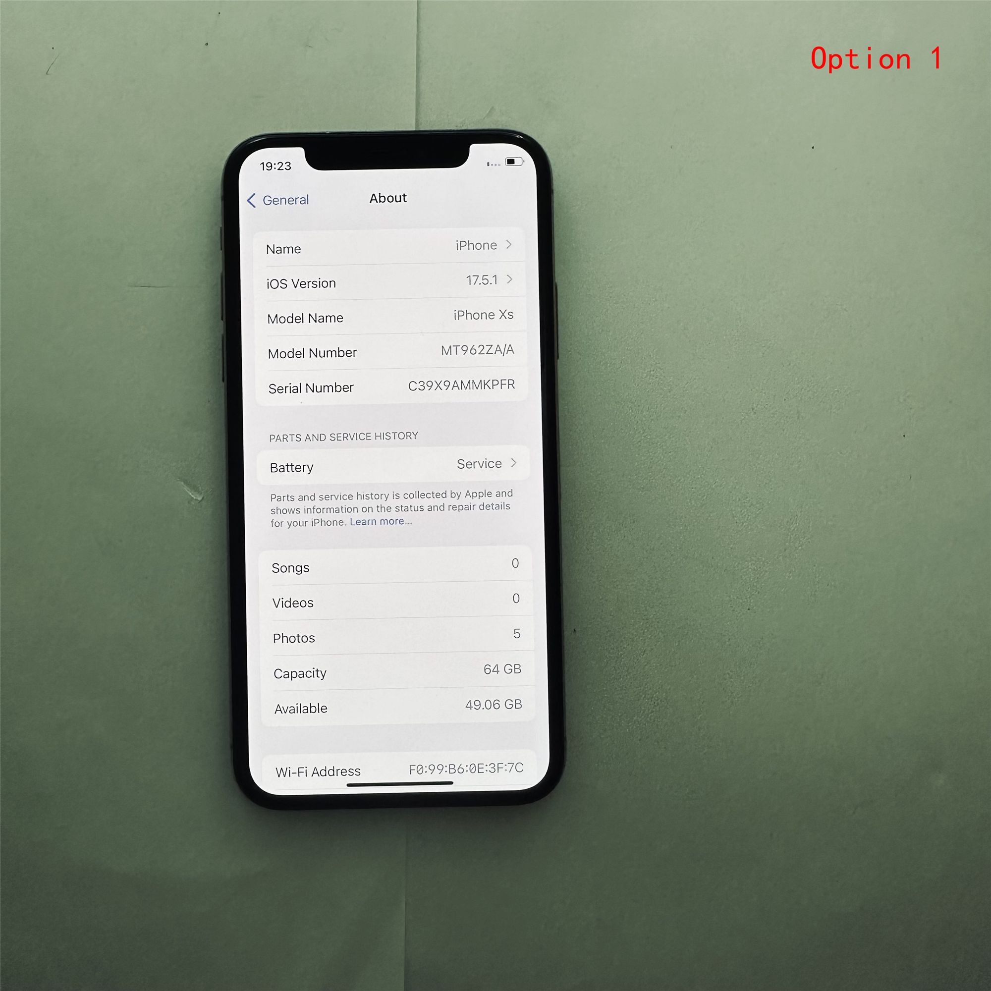 Refurbished Apple iPhone XS Unlocked Smart Phone Cellphone