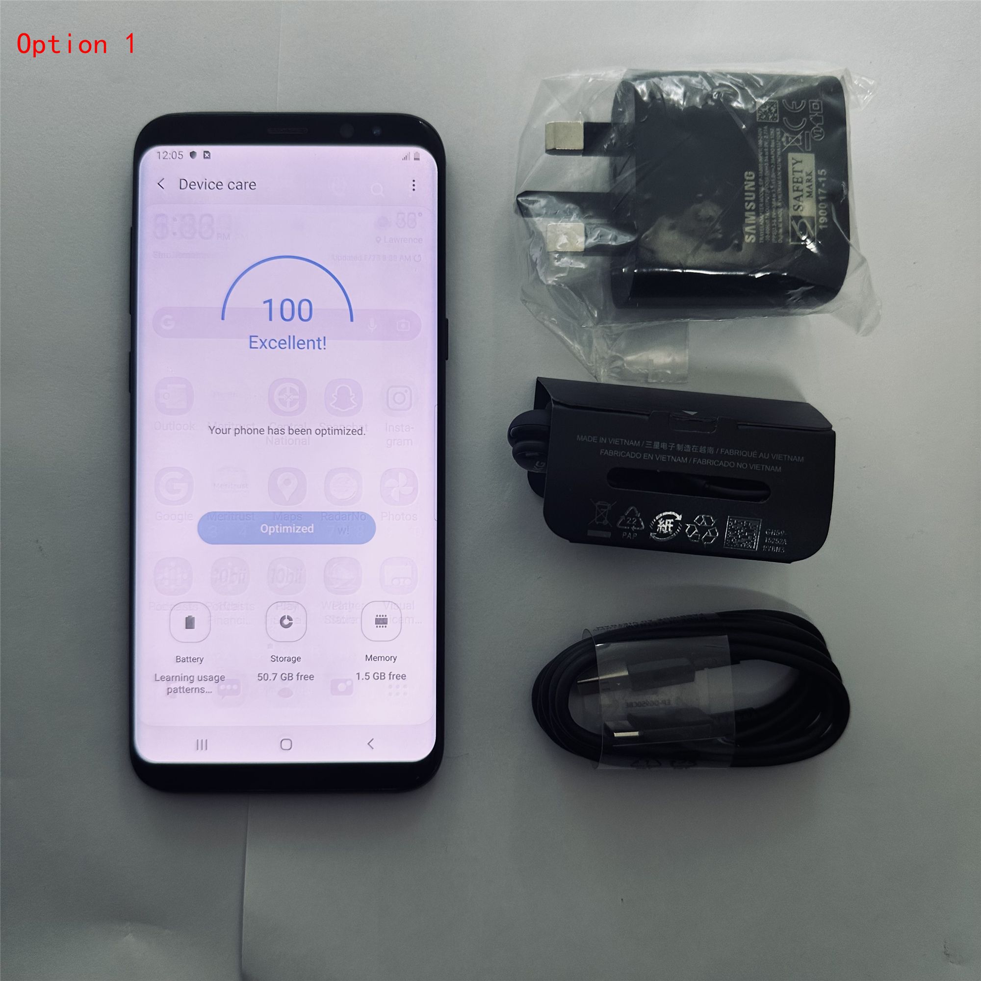 Refurbished Samsung Galaxy S8+ Plus G955 6.2" 64GB 4GB Original Smart Phones Cellphone