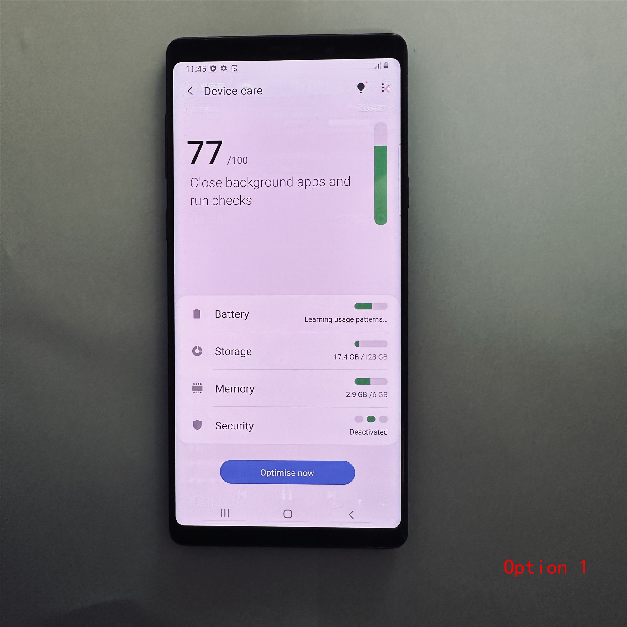 Samsung Galaxy Note9 Note 9 N960 ROM 128GB RAM 6GB 6.4inches Original Refurbished Cellphone 4G Smartphone