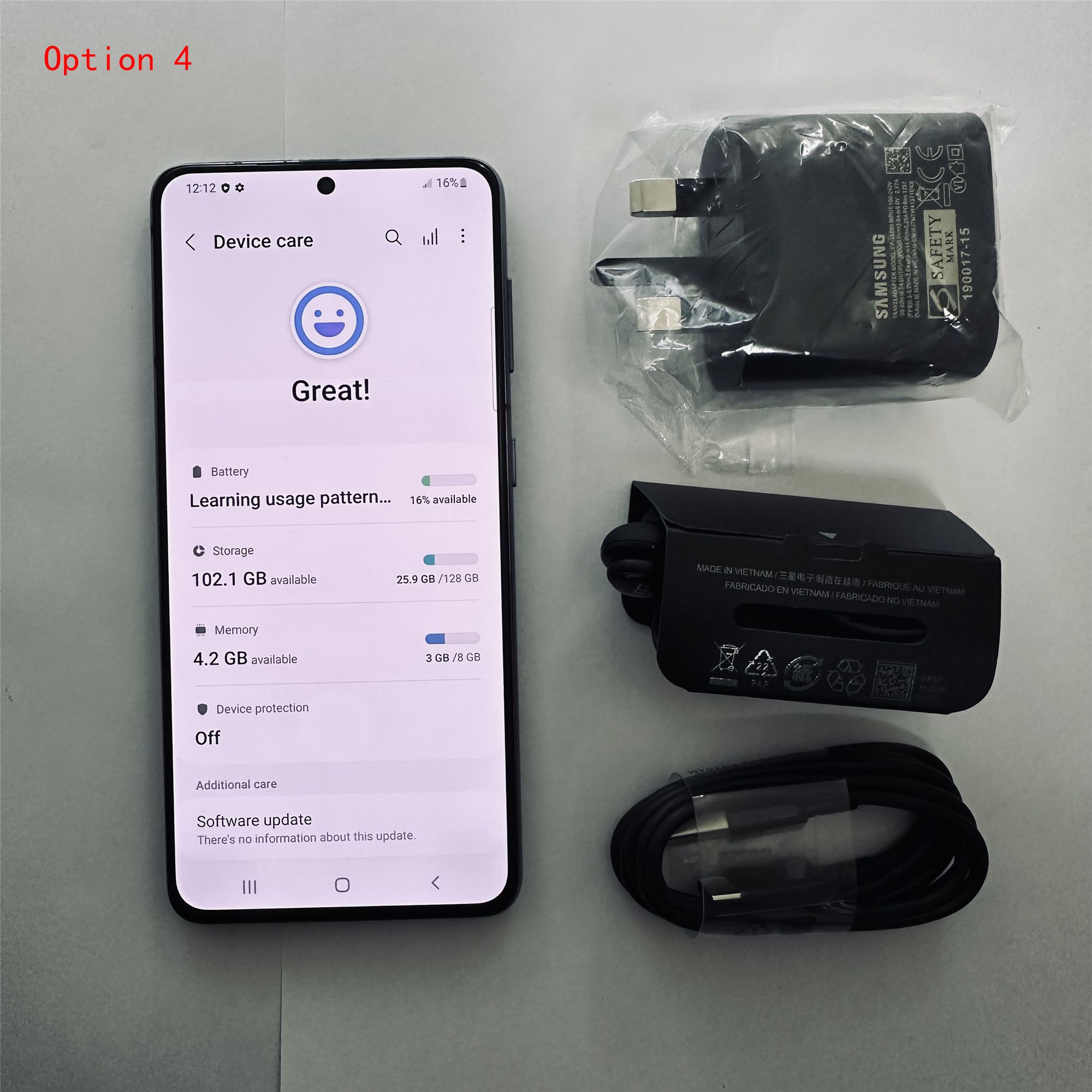 Original Samsung S21 128GB + 8GB Refurbished Phone Unlocked Smart Phone 5G LTE Cellphone