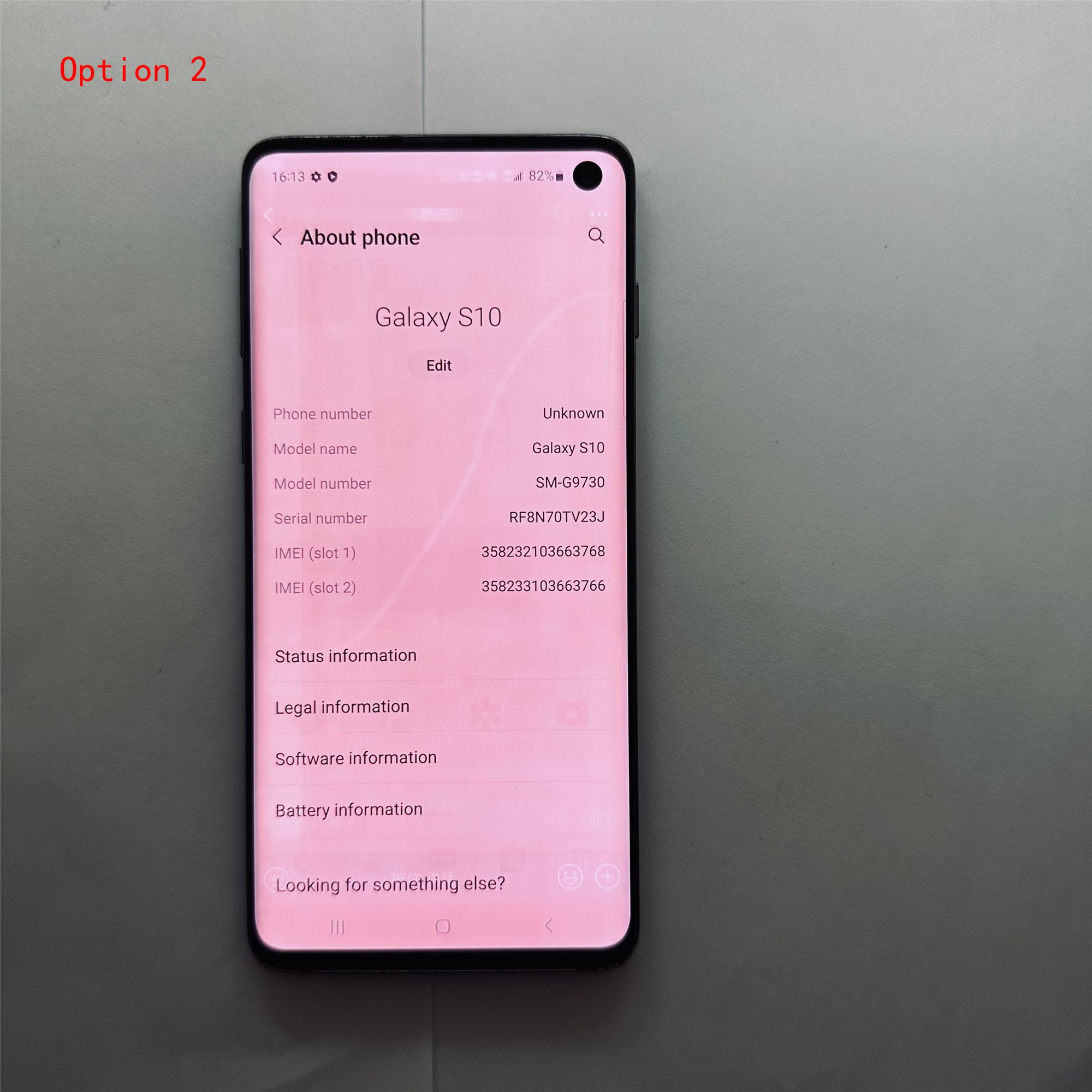 Refurbished Samsung Galaxy S10 ROM 128GB RAM 8GB 6.1inches Smart Phone Original 4G LET Cellphone