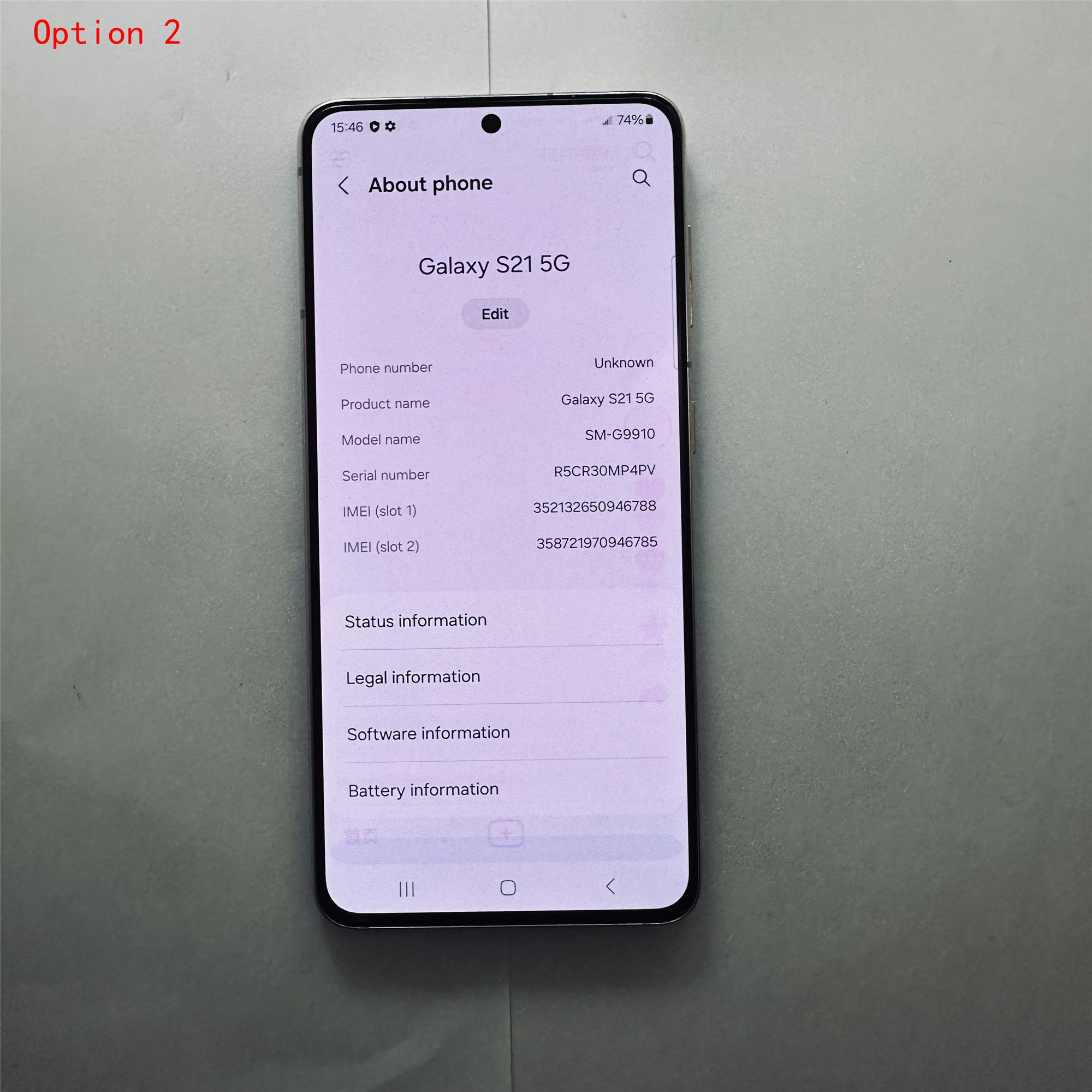 Original Samsung S21 128GB + 8GB Refurbished Phone Unlocked Smart Phone 5G LTE Cellphone