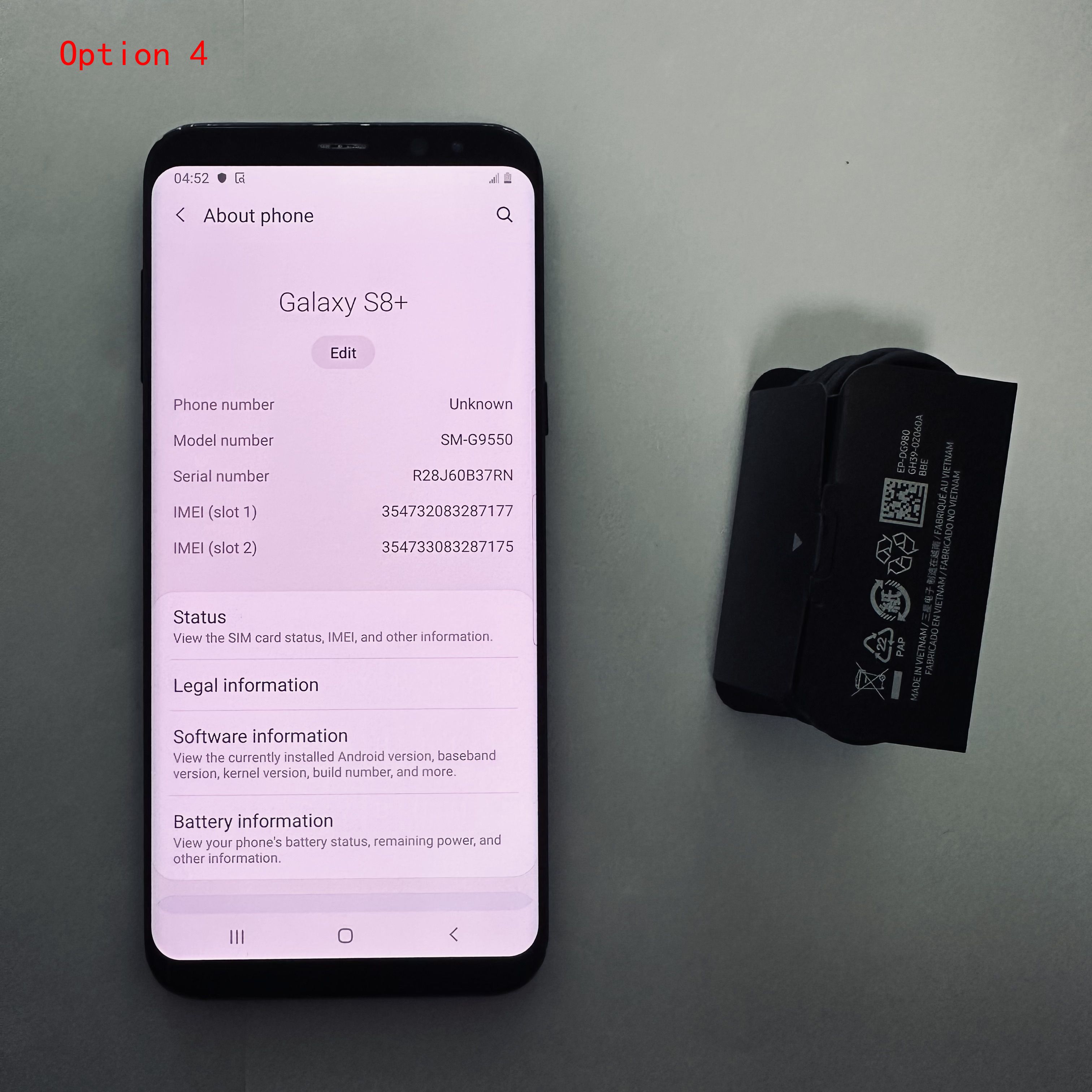 Refurbished Samsung Galaxy S8+ Plus G955 6.2" 64GB 4GB Original Smart Phones Cellphone