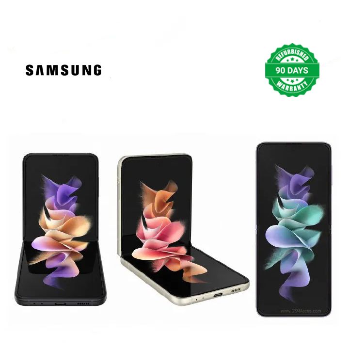 Samsung Galaxy Z Flip3 Refurbished Phone 5G Cellphone 128GB ROM 8GB RAM 6.7" + 1.9" Original Smart Phone Special Offer
