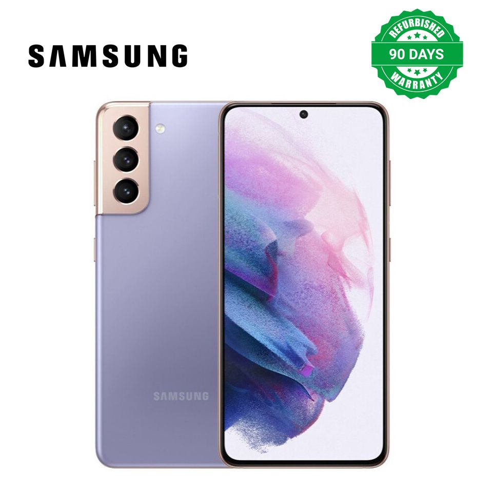 Original Samsung S21 128GB + 8GB Refurbished Phone Unlocked Smart Phone 5G LTE Cellphone