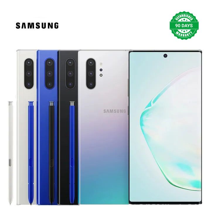 Refurbished Original Samsung Note10+ Note10 Plus Unlocked Smartphone Note 10+ Note 10 Plus N975 12GB+256GB Cellphone