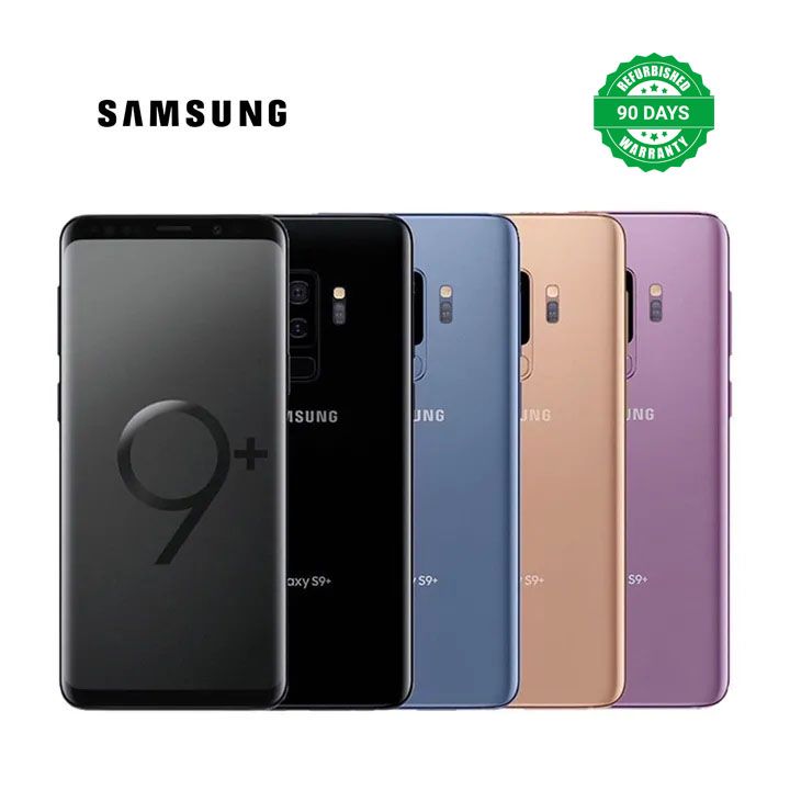 Refurbished Samsung Galaxy S9+ S9 plus G965 ROM 256GB DUAL SIM 6.2inches 12MP + 8MP Original Smart Phone 4GB Cellphone