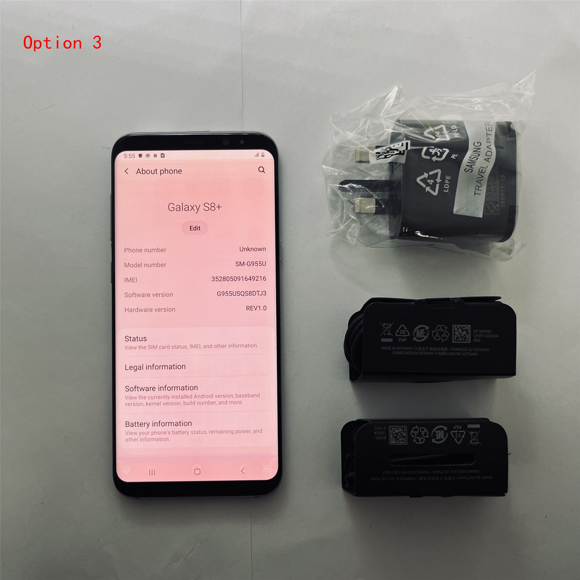 Refurbished Samsung Galaxy S8+ Plus G955 6.2" 64GB 4GB Original Smart Phones Cellphone