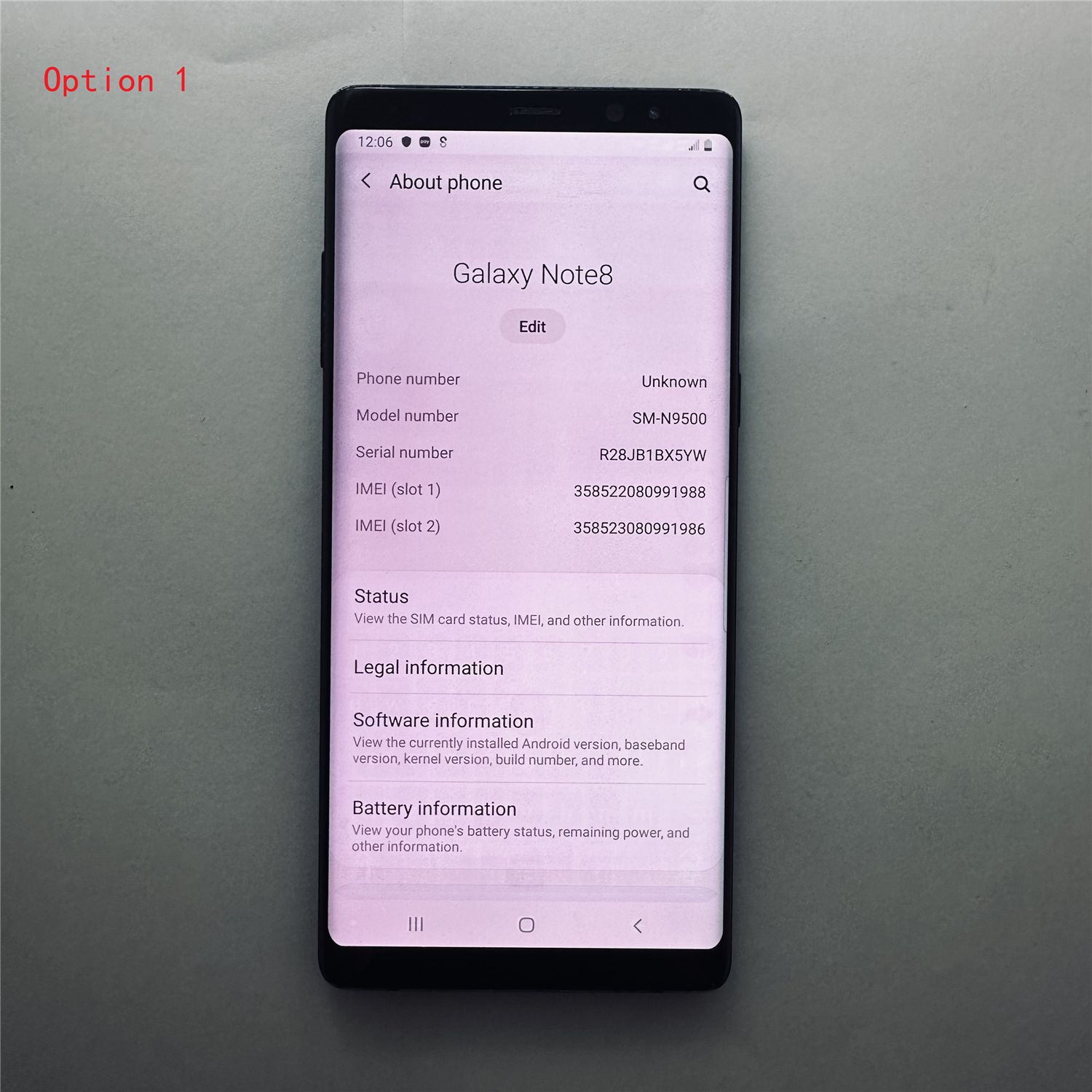 Samsung Galaxy Note 8 Note8 N950 Refurbished Phone 4G LTE 6.3inches 12MP RAM 6GB ROM 64G Original Smart Phone