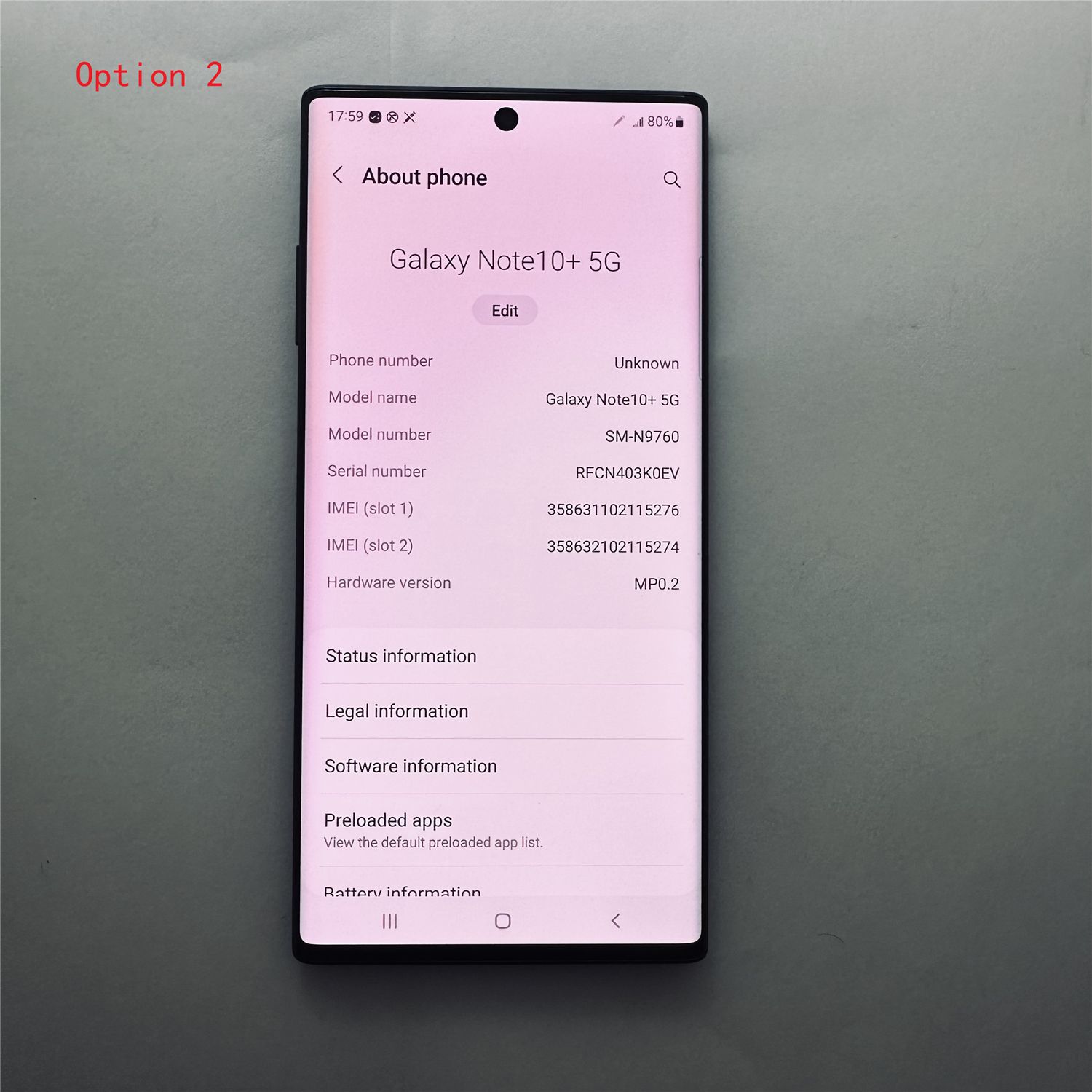 Refurbished Original Samsung Note10+ Note10 Plus Unlocked Smartphone Note 10+ Note 10 Plus N975 12GB+256GB Cellphone