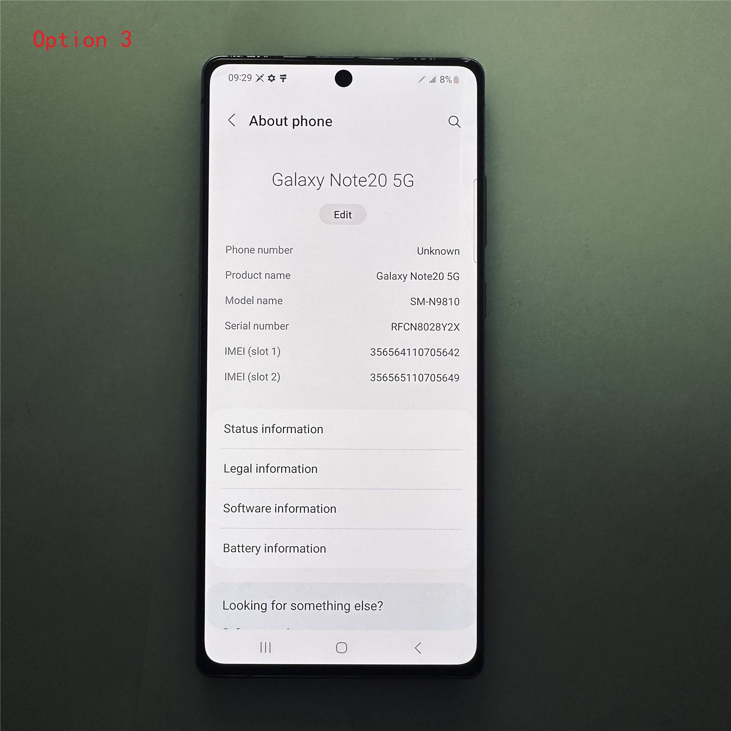 New Arrival Refurbished Smartphone Samsung Galaxy Note 20 8GB+128GB 6.7" Original Mobile Phone Samsung Note20 Smartphone