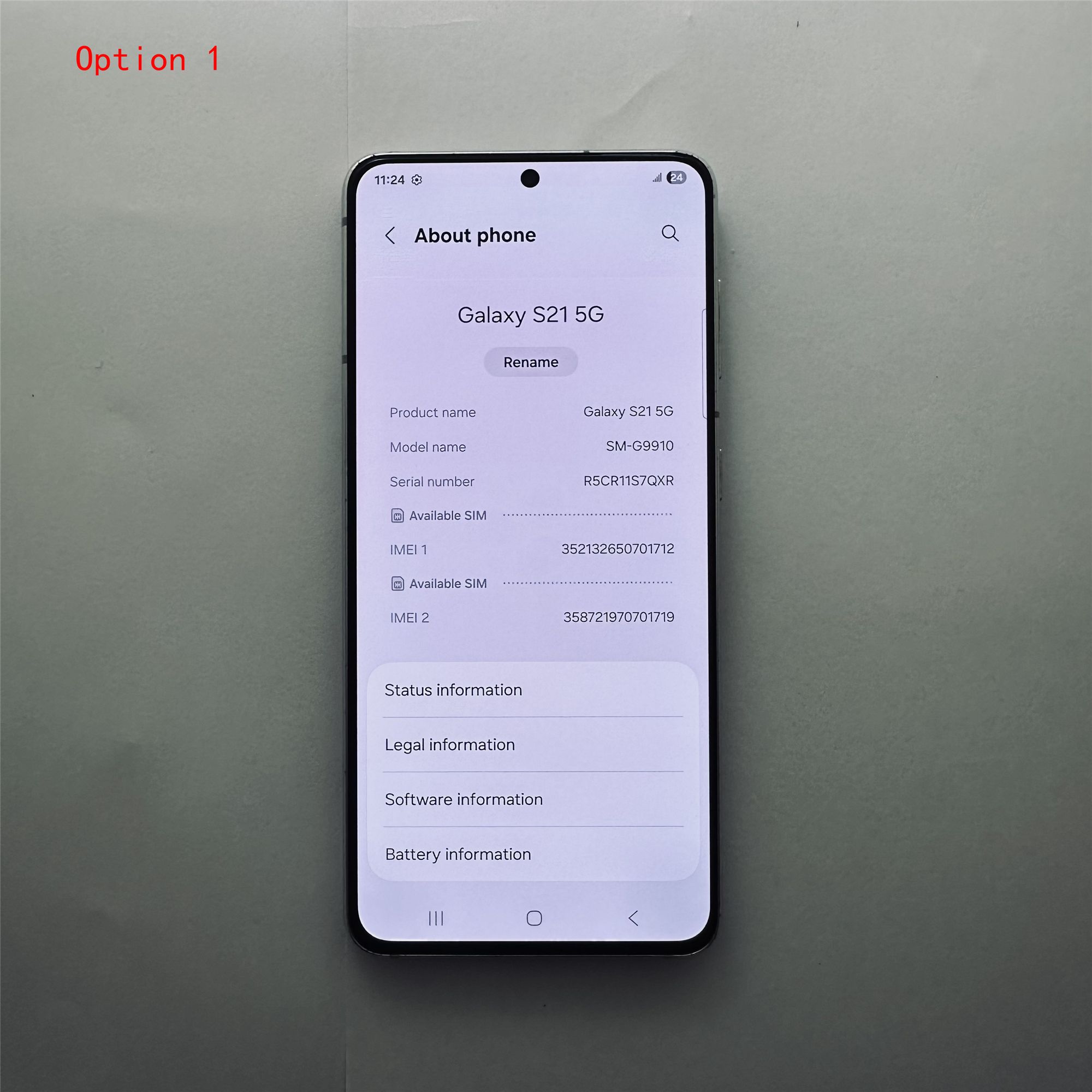 Original Samsung S21 128GB + 8GB Refurbished Phone Unlocked Smart Phone 5G LTE Cellphone