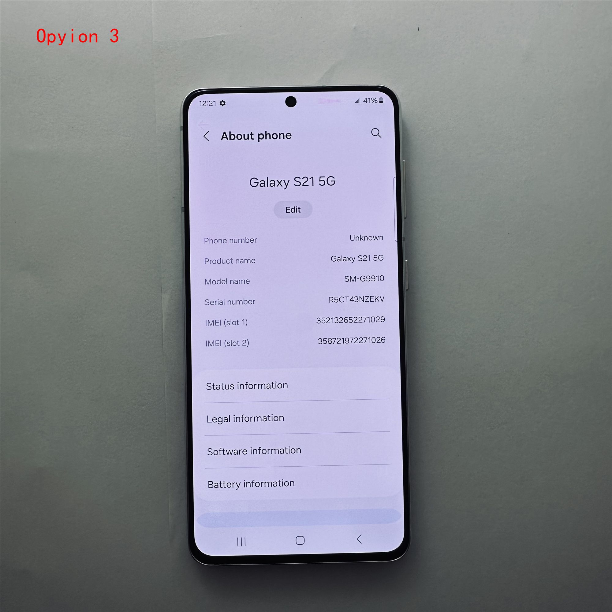 Original Samsung S21 128GB + 8GB Refurbished Phone Unlocked Smart Phone 5G LTE Cellphone