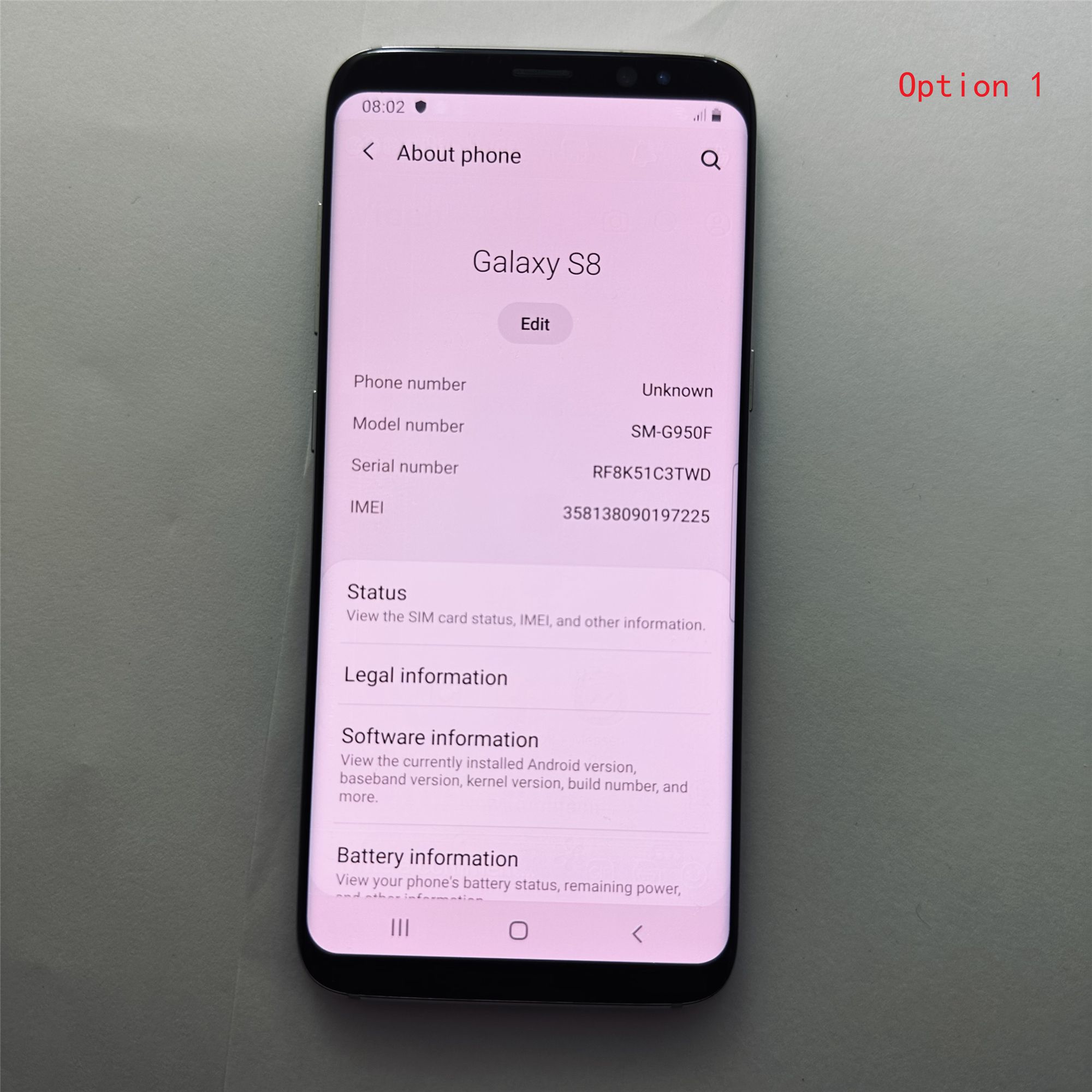 Refurbished Samsung Galaxy S8 G950 64GB Cellphone Original 4G Smart Phones