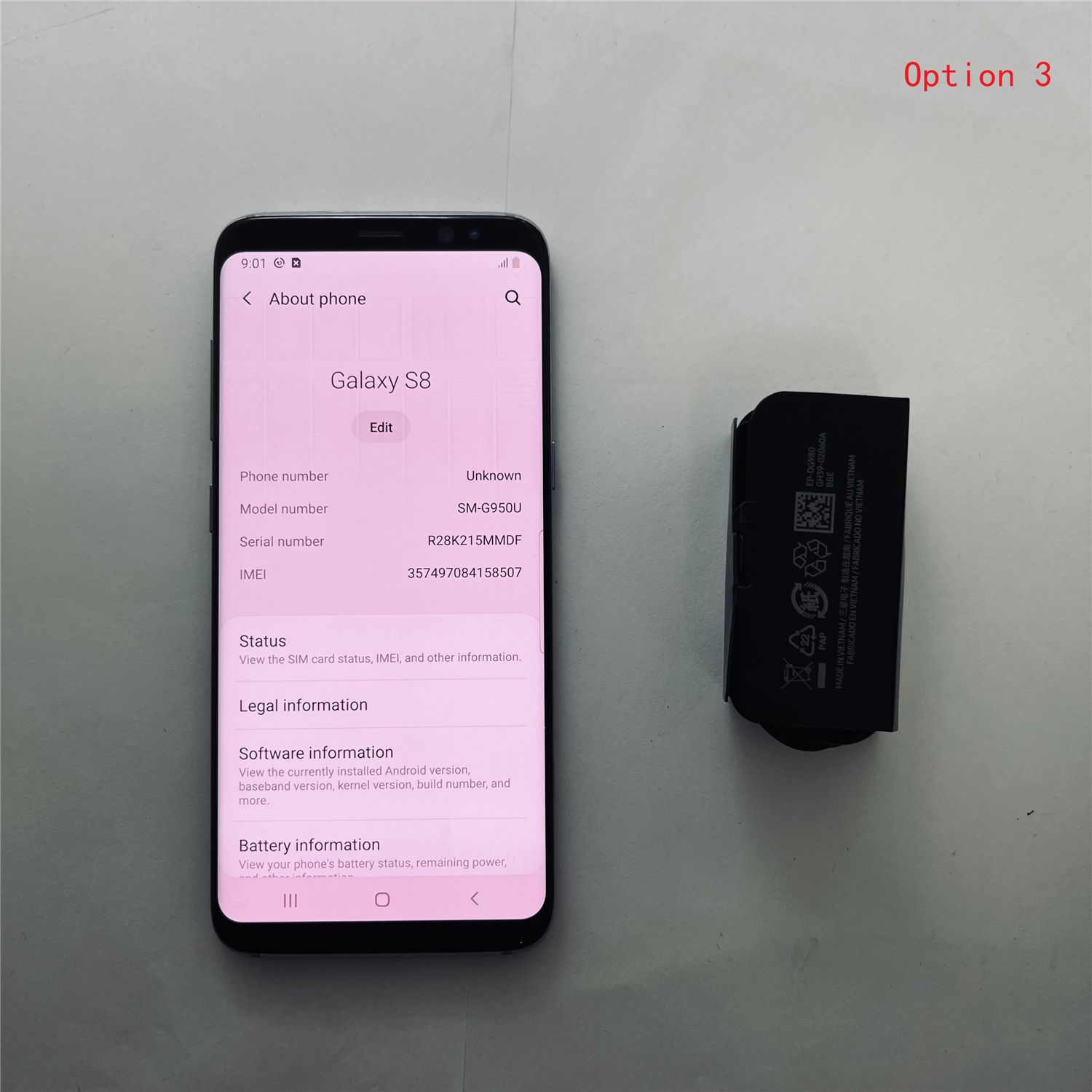 Refurbished Samsung Galaxy S8 G950 64GB Cellphone Original 4G Smart Phones