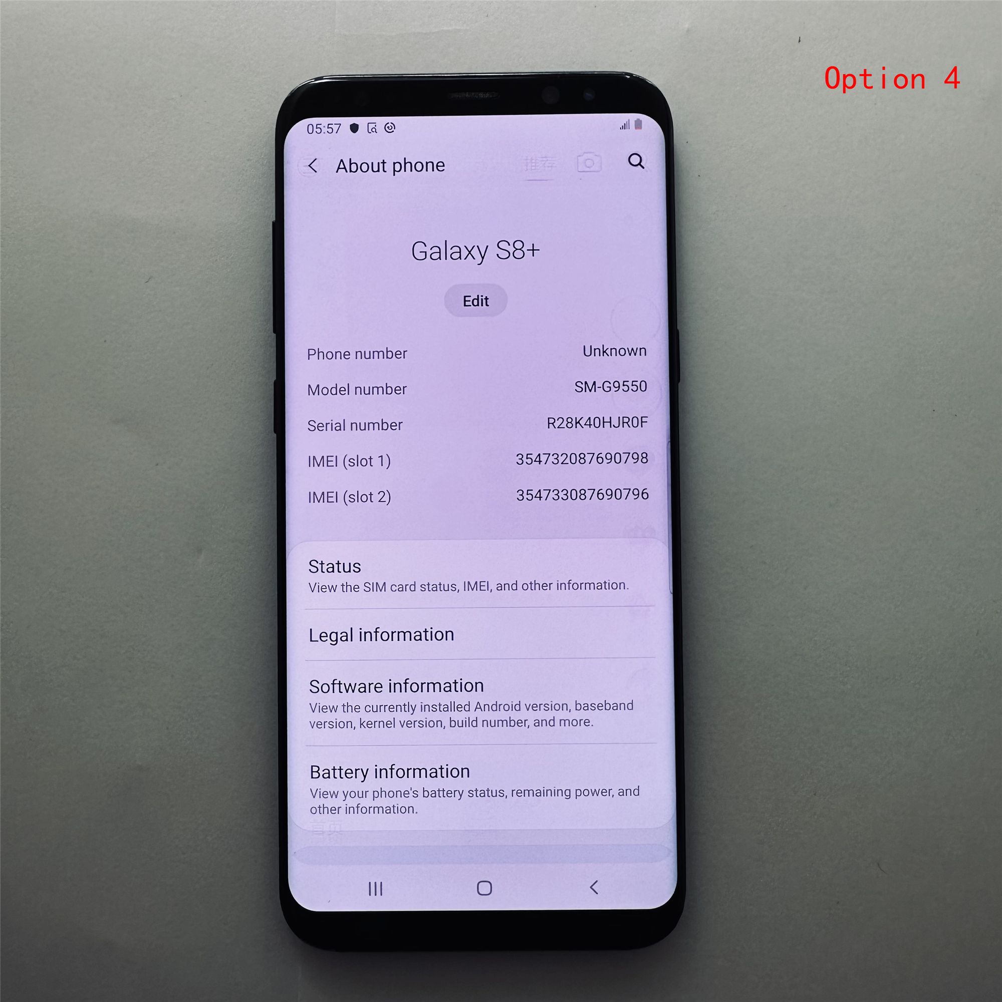 Refurbished Samsung Galaxy S8+ Plus G955 6.2" 64GB 4GB Original Smart Phones Cellphone