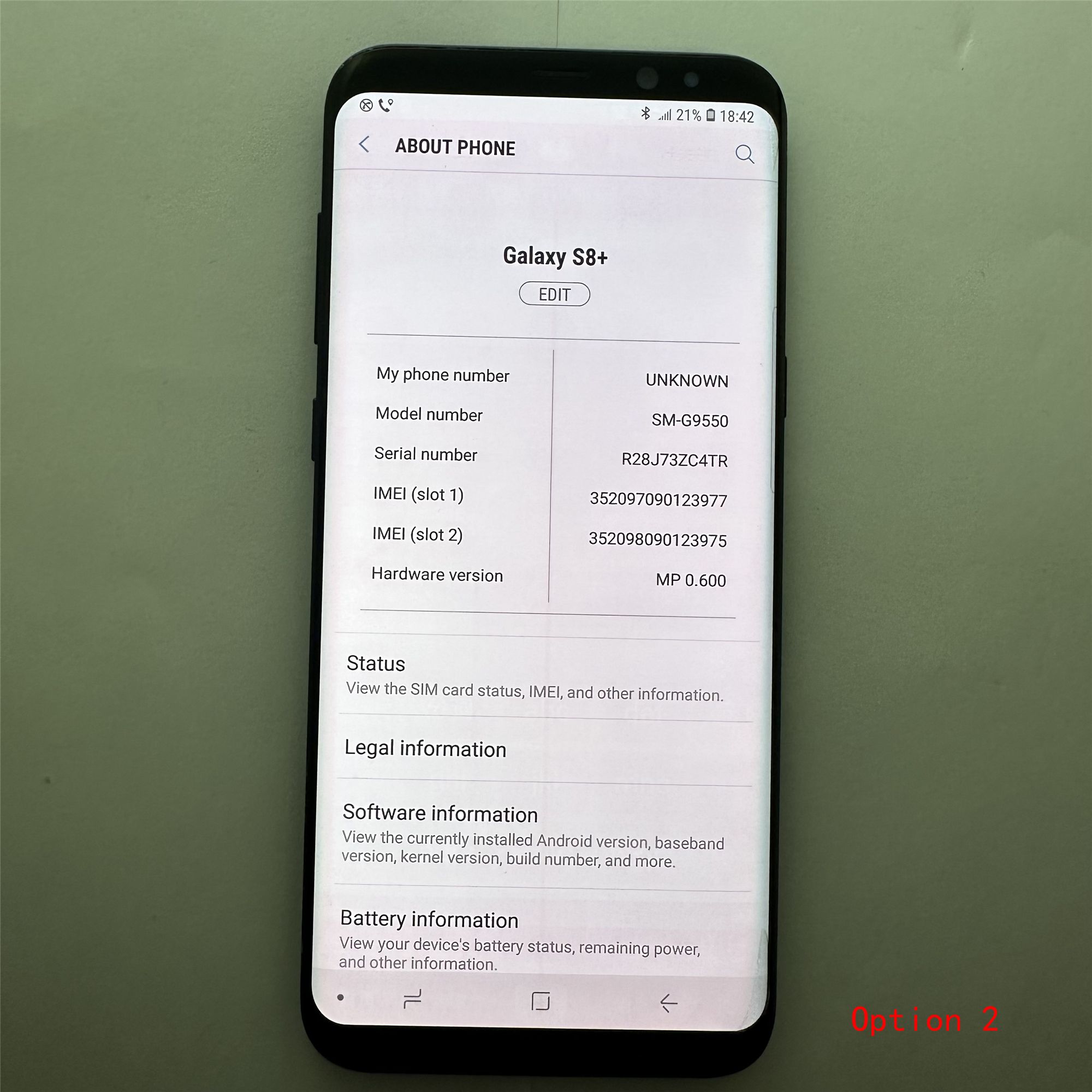 Refurbished Samsung Galaxy S8+ Plus G955 6.2" 64GB 4GB Original Smart Phones Cellphone