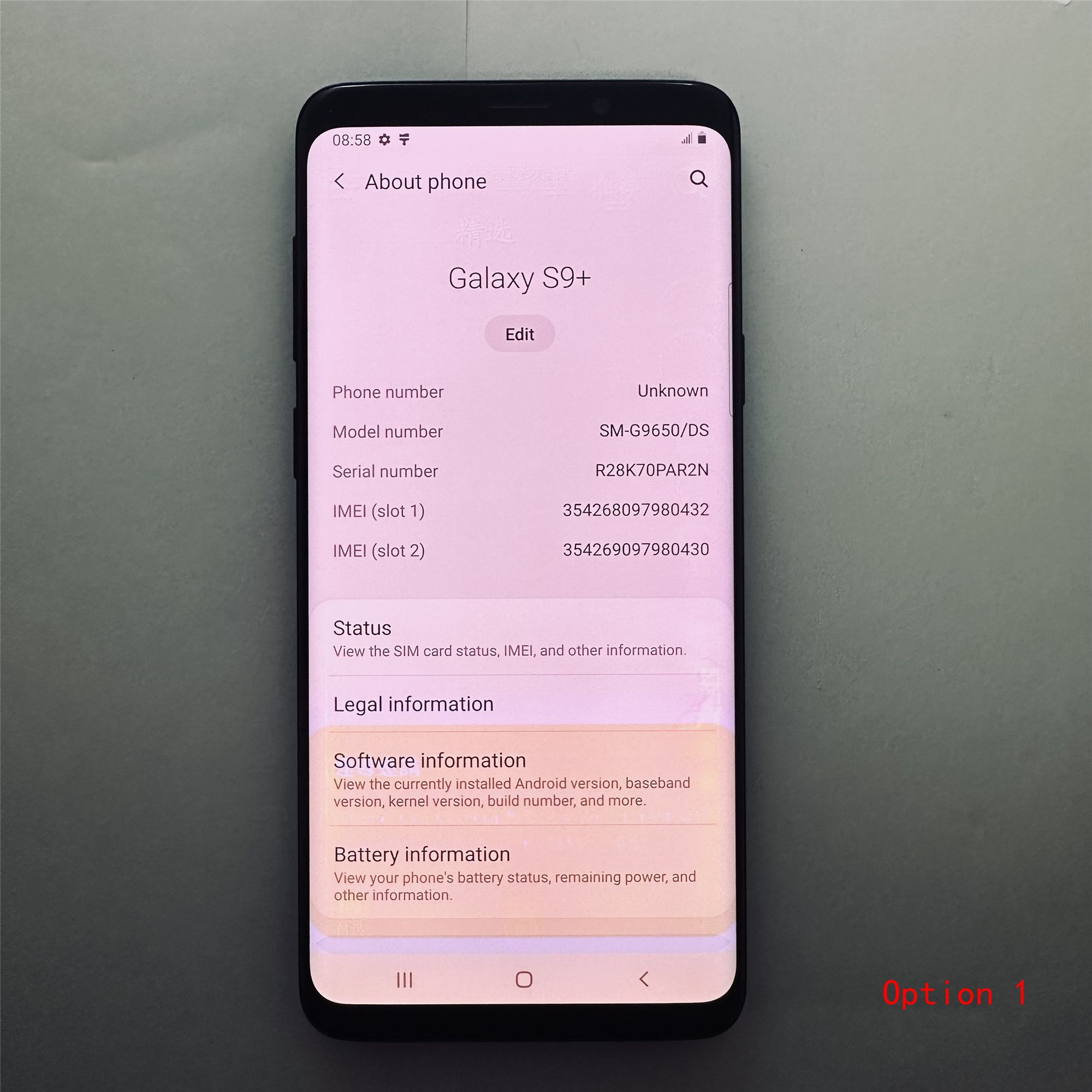 Refurbished Samsung Galaxy S9+ S9 plus G965 ROM 256GB DUAL SIM 6.2inches 12MP + 8MP Original Smart Phone 4GB Cellphone