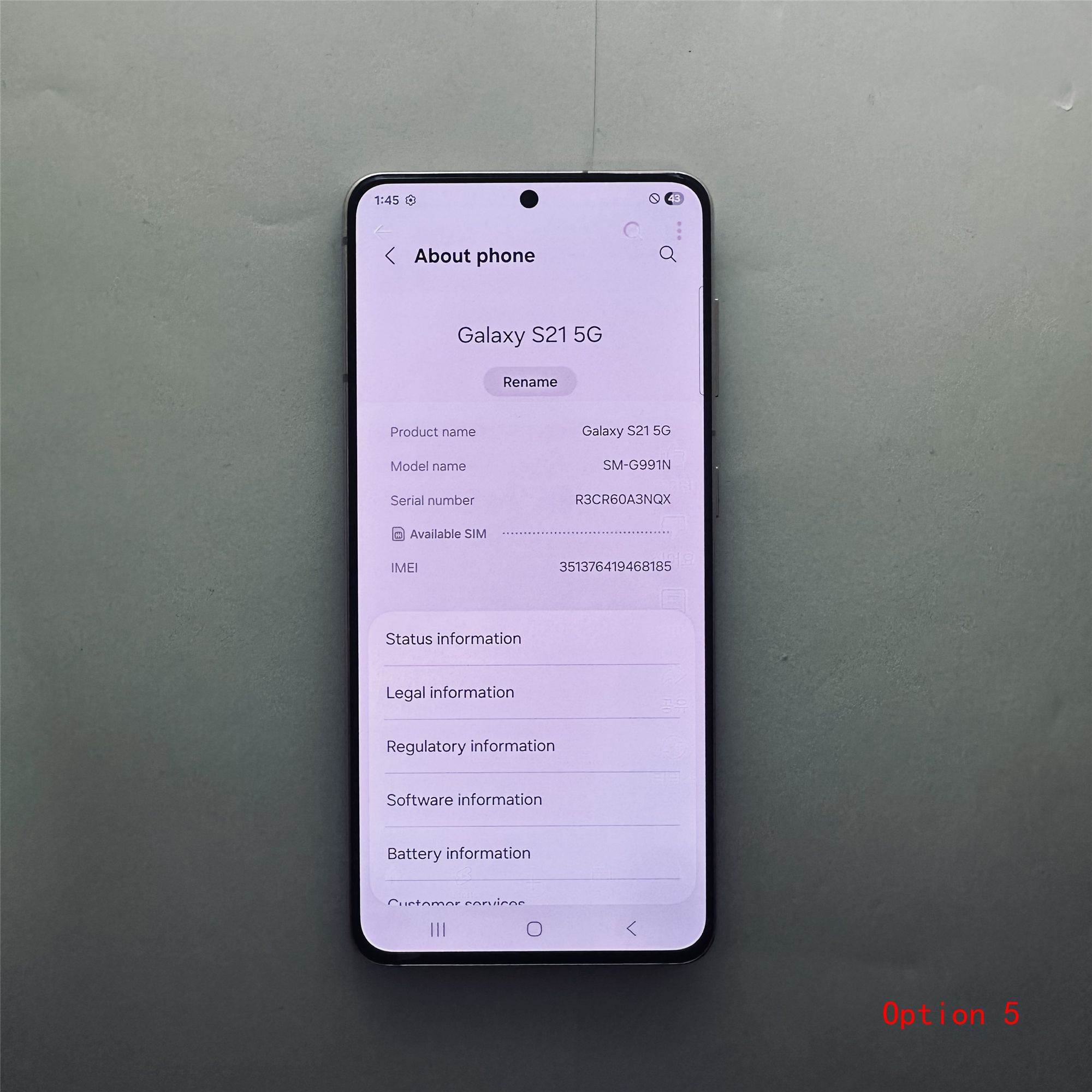 Original Samsung S21 128GB + 8GB Refurbished Phone Unlocked Smart Phone 5G LTE Cellphone