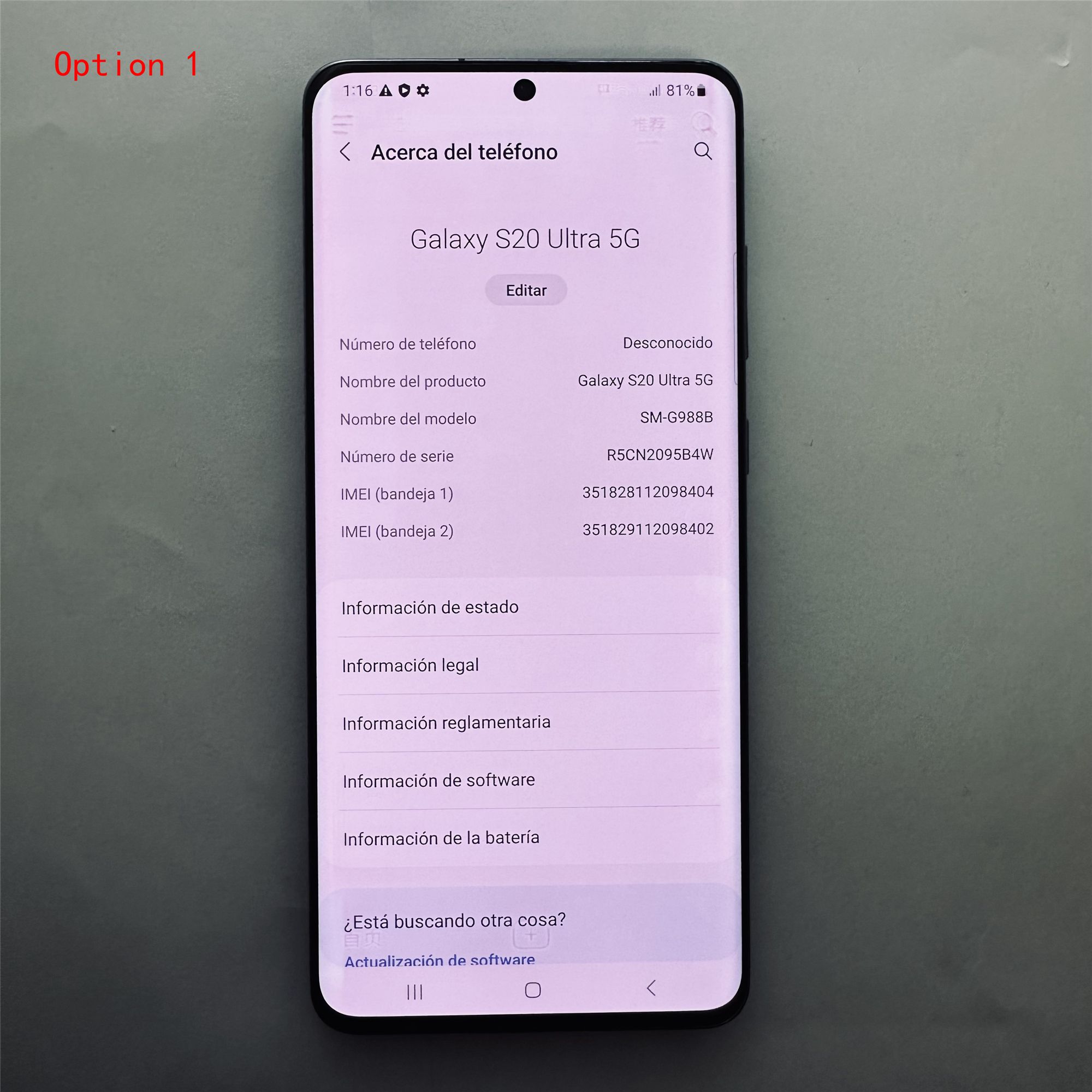 Original Samsung Galaxy S20 Ultra 6.9" 5G RAM 12GB Unlocked Smartphone