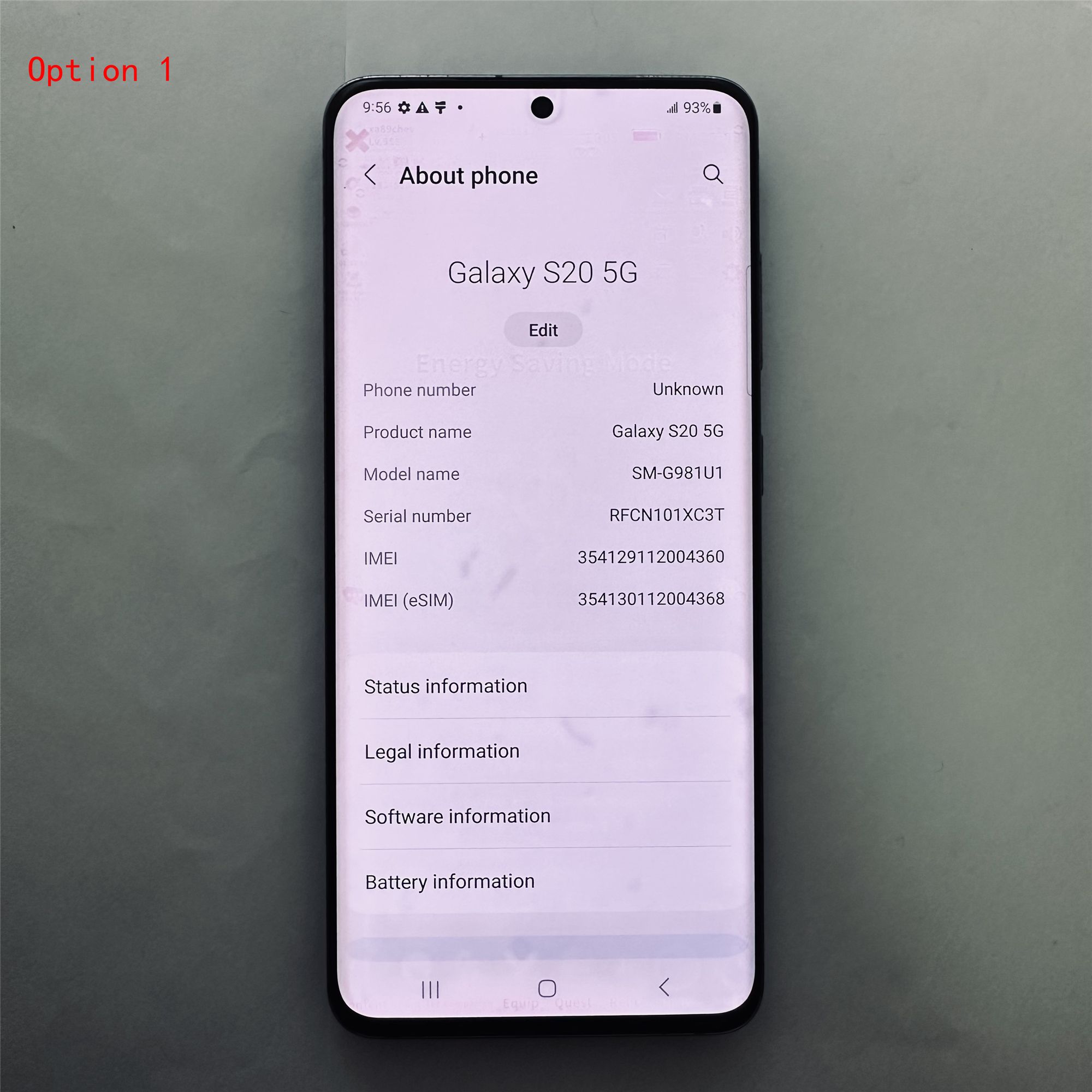 New Arrival Refurbished Smartphone Samsung Galaxy S20 8GB+128GB 6.2" Original Mobile Phone Smartphone