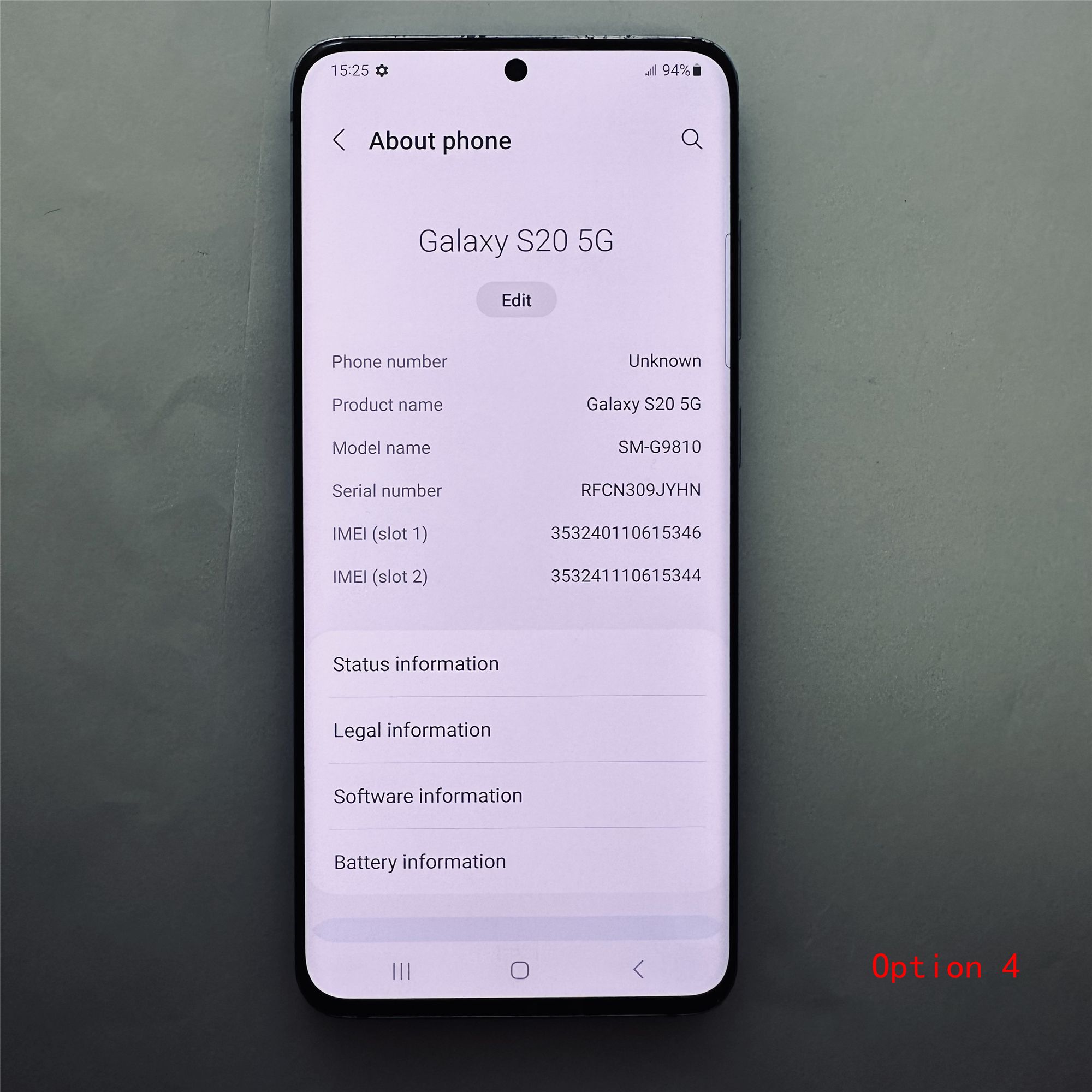 New Arrival Refurbished Smartphone Samsung Galaxy S20 8GB+128GB 6.2" Original Mobile Phone Smartphone