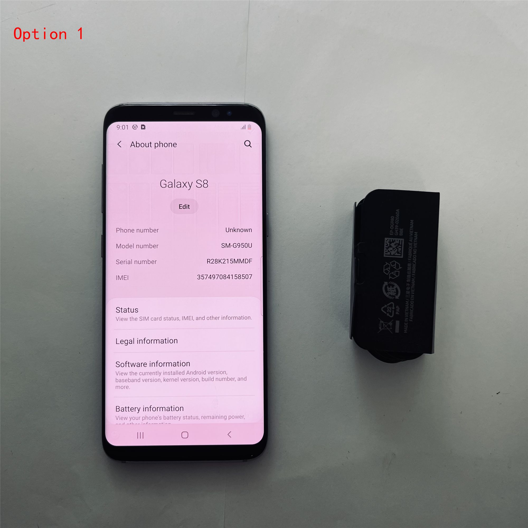 Refurbished Samsung Galaxy S8 G950 64GB Cellphone Original 4G Smart Phones