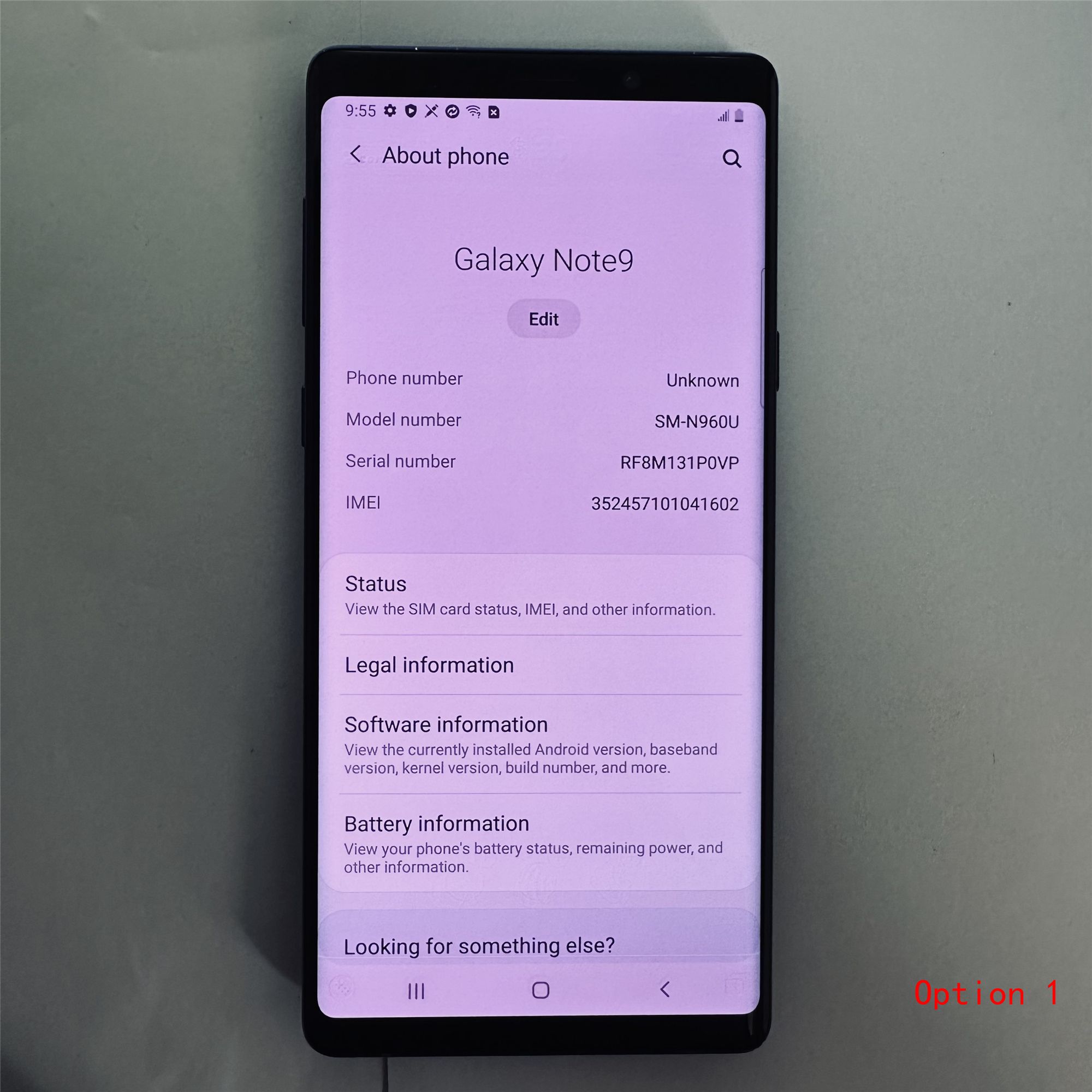 Samsung Galaxy Note9 Note 9 N960 ROM 128GB RAM 6GB 6.4inches Original Refurbished Cellphone 4G Smartphone