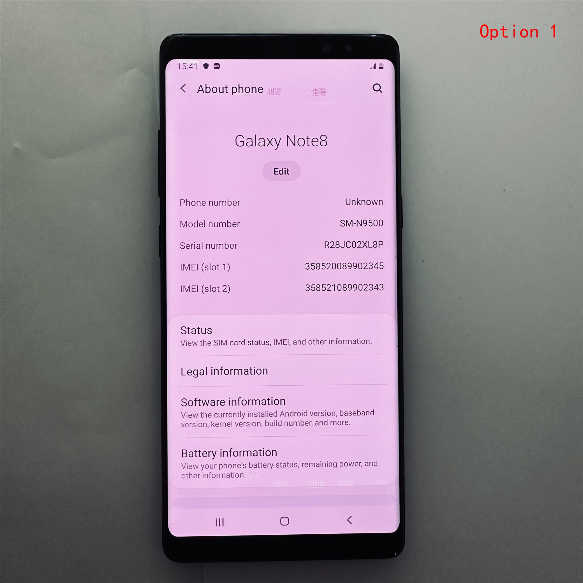 Samsung Galaxy Note 8 Note8 N950 Refurbished Phone 4G LTE 6.3inches 12MP RAM 6GB ROM 64GB/128GB Original Smart Phone