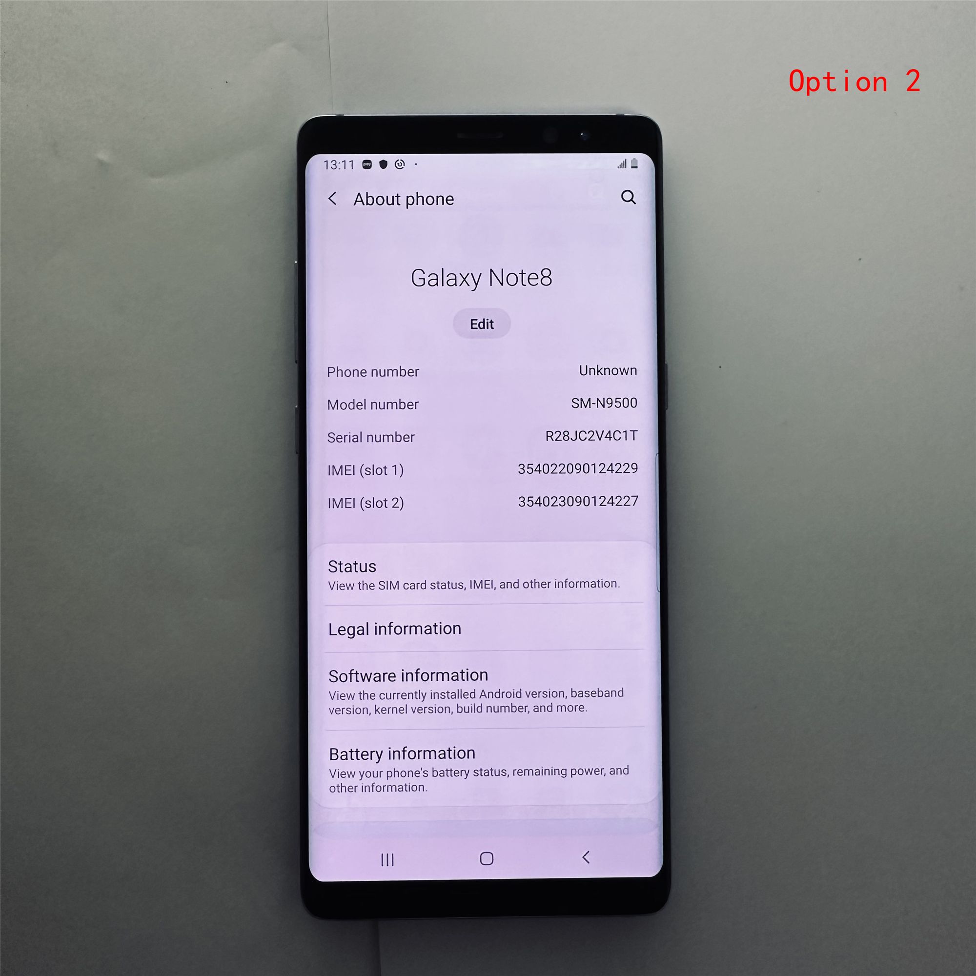 Samsung Galaxy Note 8 Note8 N950 Refurbished Phone 4G LTE 6.3inches 12MP RAM 6GB ROM 64GB/128GB Original Smart Phone