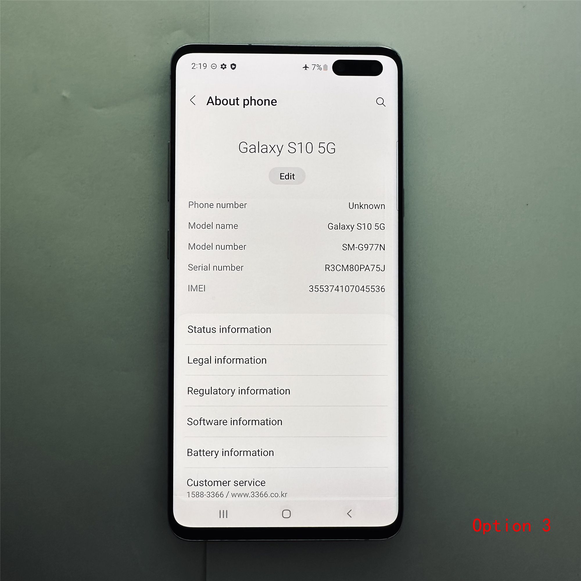 Refurbished Original Samsung Galaxy S10 5G Unlocked Smartphone 8GB+256GB/512G Cellphone 6.7 inch 16MP+10MP