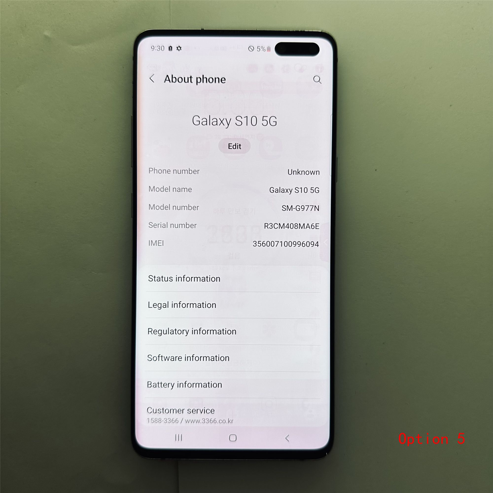 Refurbished Original Samsung Galaxy S10 5G Unlocked Smartphone 8GB+256GB/512G Cellphone 6.7 inch 16MP+10MP