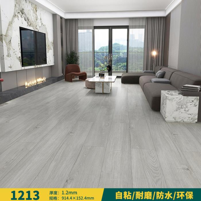 pvc self-adhesive floor pasted thick wear-resistant waterproof rental room refurbished commercial stone plastic red floor leather household