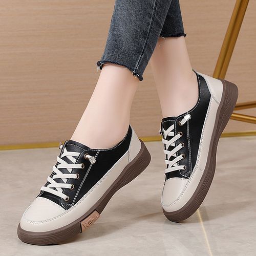 fuxing Women's Leather Shoes women sneakers shoes