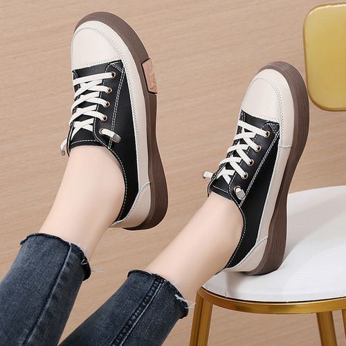 fuxing Women's Leather Shoes women sneakers shoes