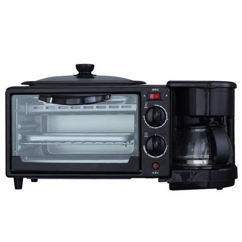 Nunix 3 In 1 Kitchen MultiFunction Breakfast Maker Machine with Grill, Tea-Coffee Maker/ Expresso and 12 Litres Oven