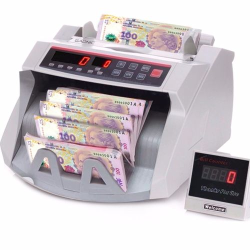 Count Fully Automatic Bill Counter Machine Loose Notes, Cash, Money and Multi Currency Counter Money Bank Money Counting With Fake Detector